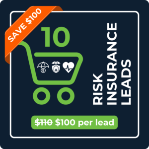 10 Risk Insurance Leads Intro Offer