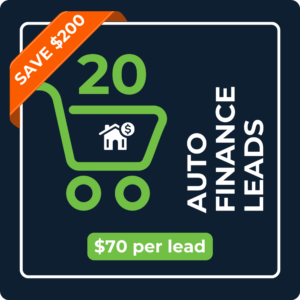 20 Auto Finance Lead Pack